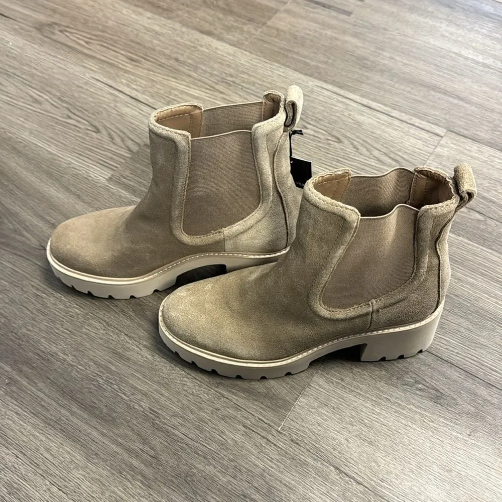 Dolce Vita Hawk H20 Wide Booties Size 8 Taupe/Tan Color